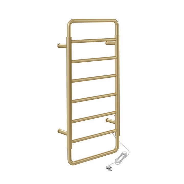 Swiss Madison - Wholesale Towel Holder/Hanger - Ivy 8-Bar Electric Towel Warmer in Brushed Gold2
