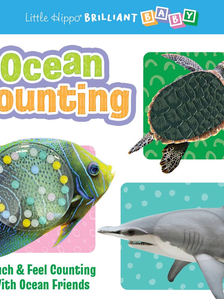 Ocean Counting - Touch-and-Feel Book for wholesale by Little Hippo Books