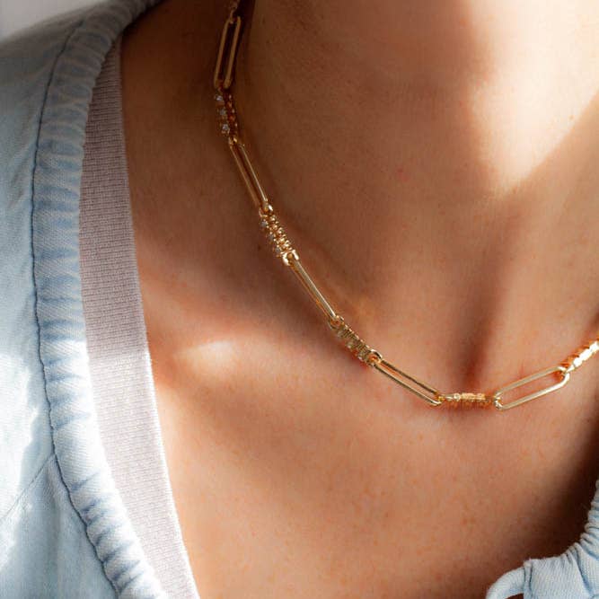 MY PRINCESS | Conjunto colar Miranda com pulseira por atacado de My Princess