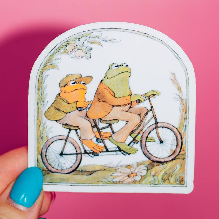 ShopSourSweetener - Wholesale Sticker - Frog and Toad Sticker, Throwback Book, Gay, Cottage Core