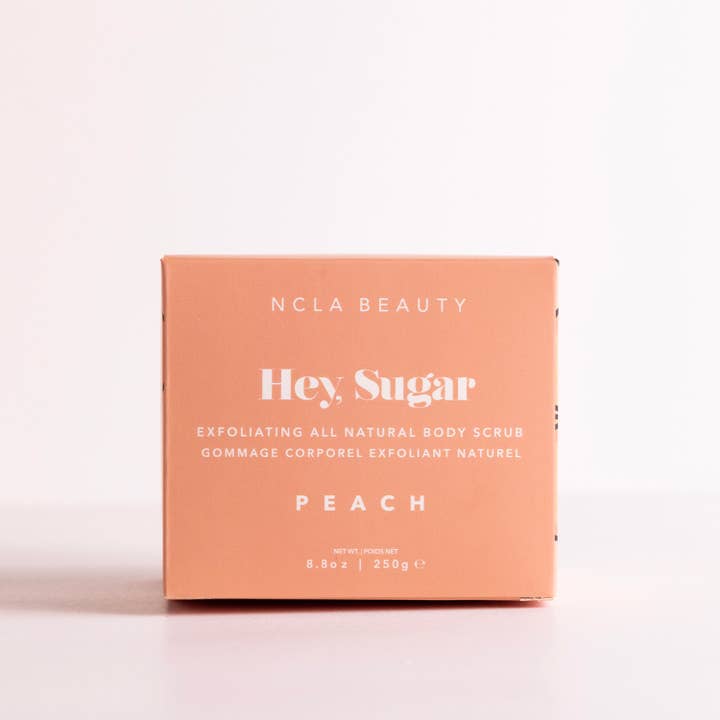 NCLA Beauty - Wholesale Body Scrub/Exfoliant - Hey, Sugar All Natural Body Scrub - Peach3