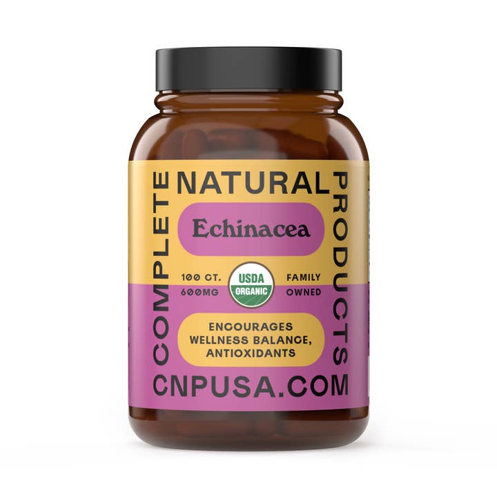 Økologiske Echinacea-kapsler for engroshandel hos Complete Natural Products