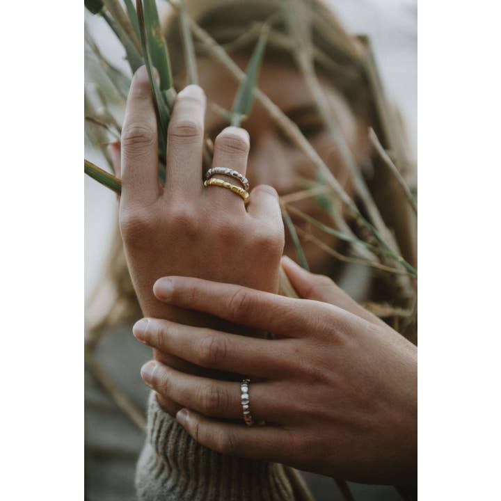 Ring vergoldet 19 Neuneteen für den Großhandel von Mil Jewellery