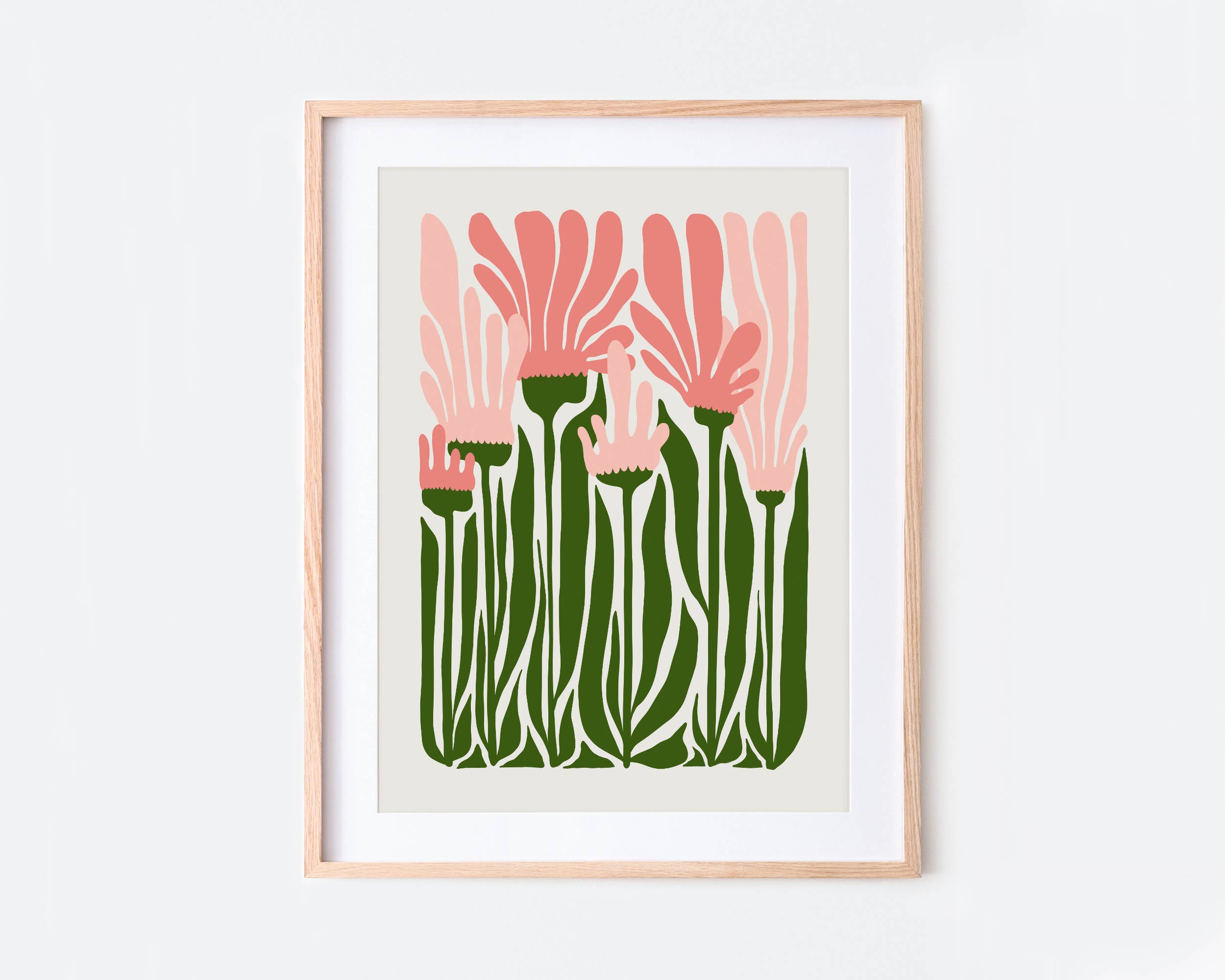 Sugar & Canvas – wholesale Art print – Flower Market Colorful Abstract Botanical Flowers Art FM1003