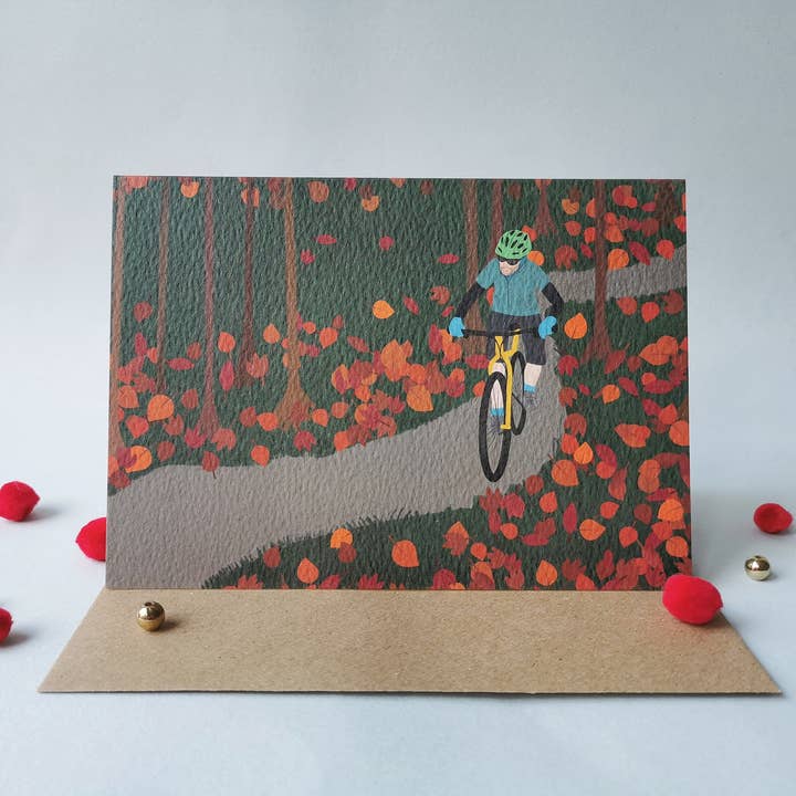 Mountainbike-kort for engroshandel hos Helen Richmond Design