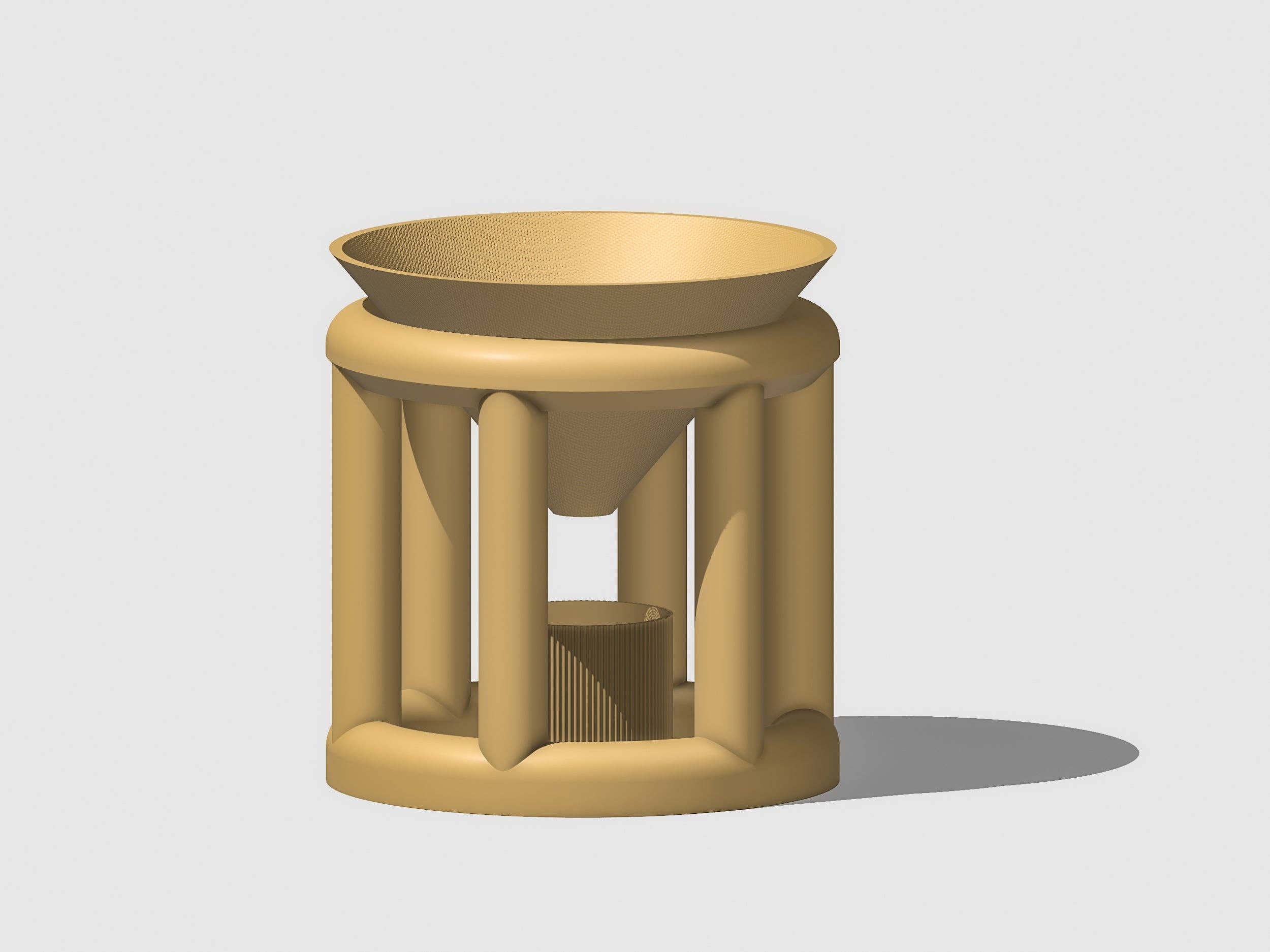 Rosebud Homegoods – wholesale Plant pot – Conduit Plant Stand with Planter & Catch4