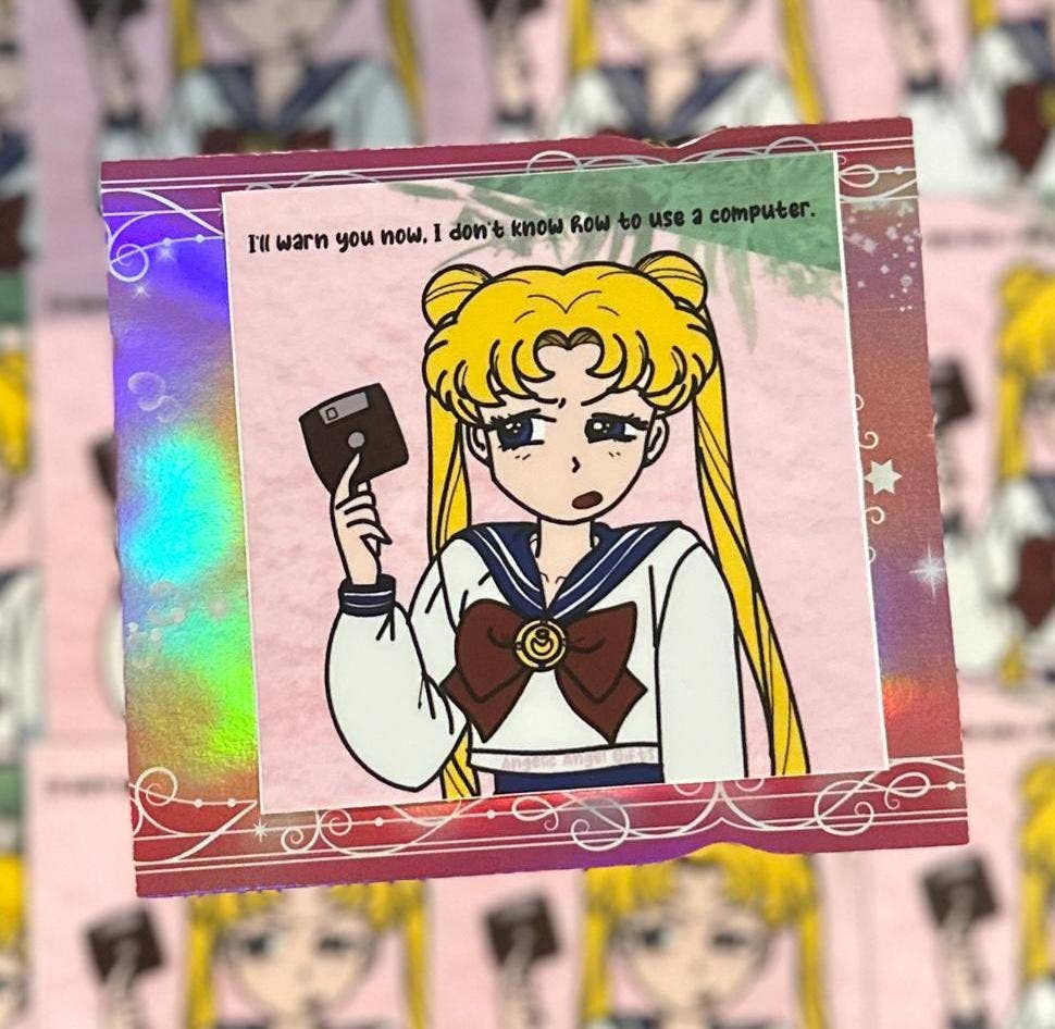 Angelic Angel Gifts - Wholesale Sticker - Sailor Moon Waterproof Vinyl Anime Stickers for Laptops1