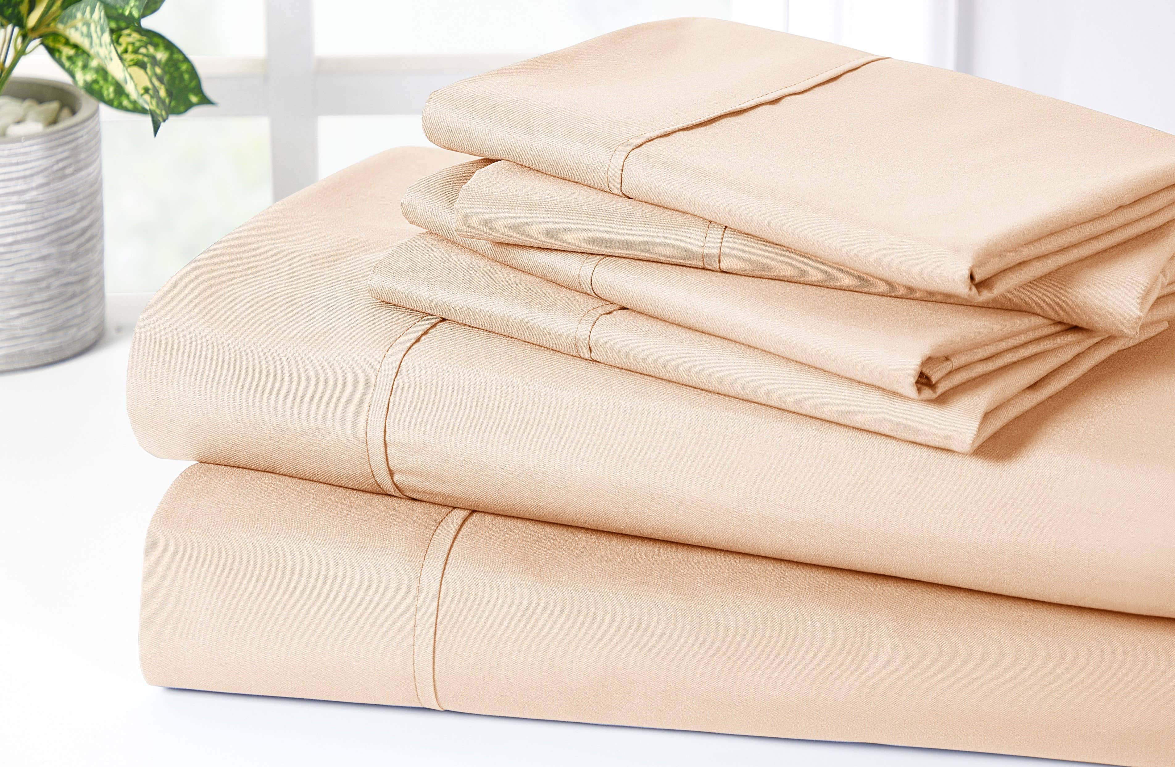Bed Bath Fashions - Wholesale Sheet Set - Bibb Home 2000 Count 6-Piece Bamboo Sheet Set with Suregrip31