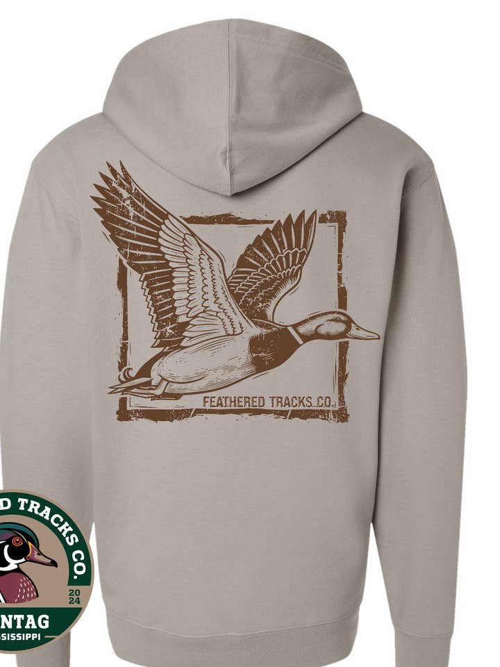Vintage Duck Hunting Hoodie for wholesale by Feathered Tracks Co.