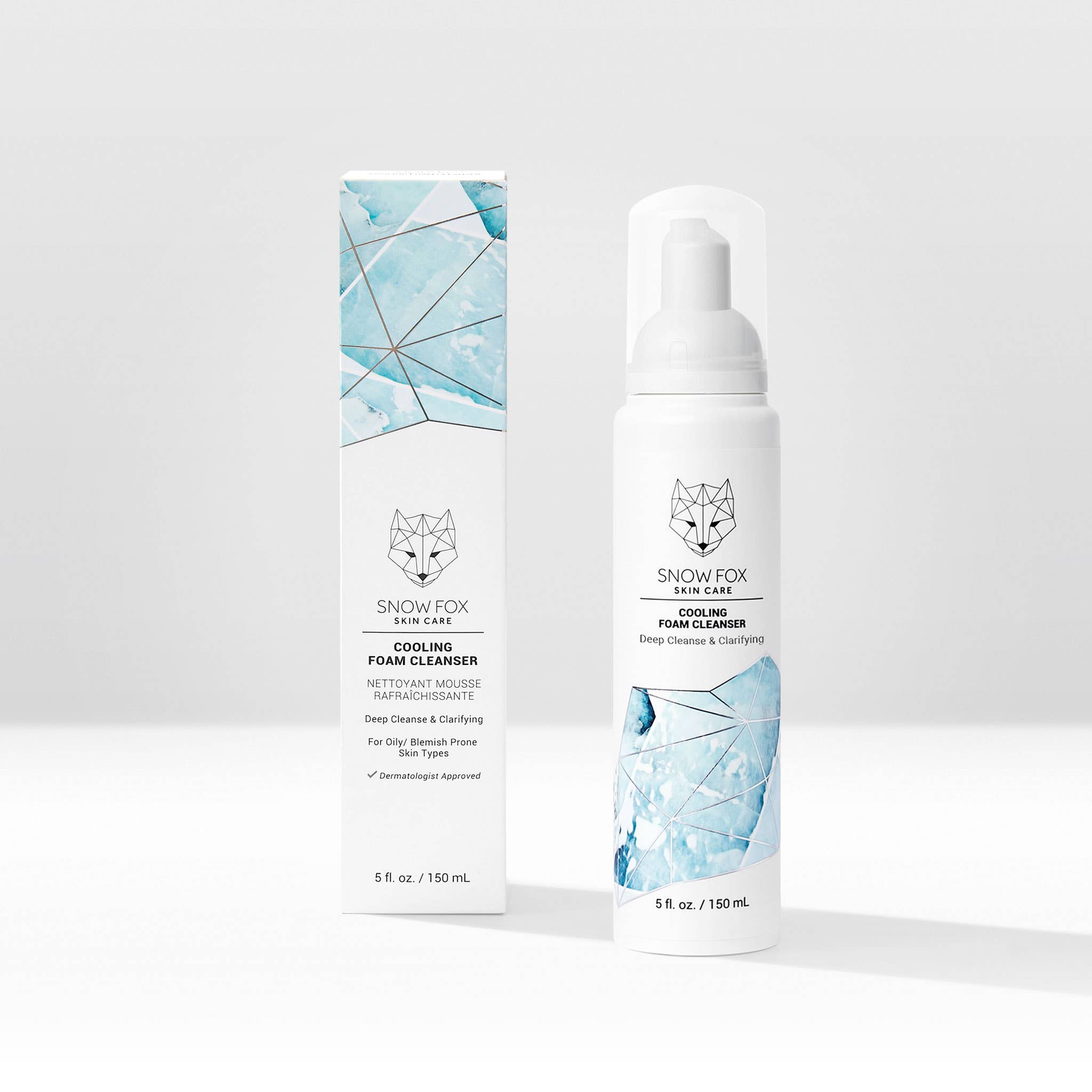Snow Fox Skincare - Wholesale Facial Cleanser - Cooling Foam Cleanser