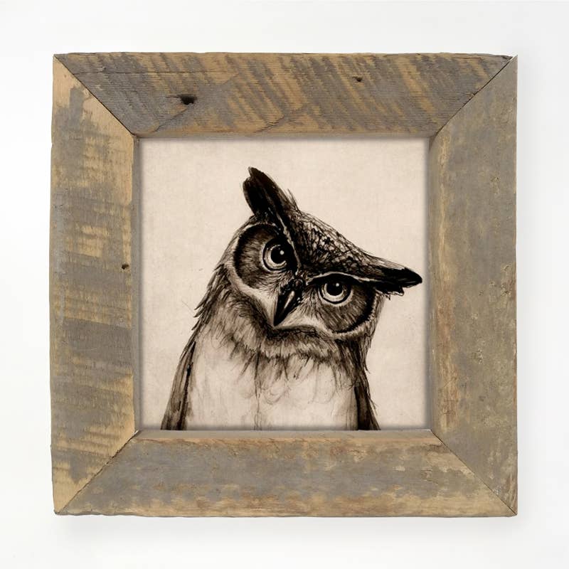 ginger blue - Wholesale Art Print - Owl4