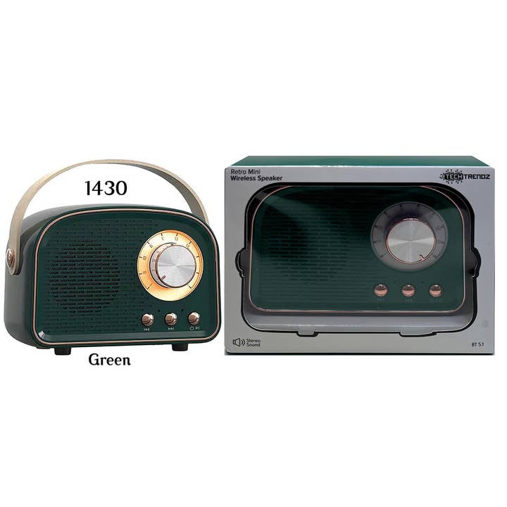 Tech Trendz – wholesale Speakers – Retro Bluetooth Speaker