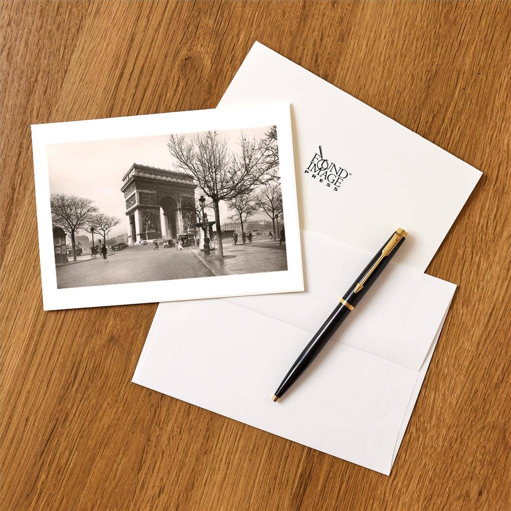 Found Image Press - Wholesale Stationery/Notecard Set - Greeting Card PS-179 Arc de Triomphe1