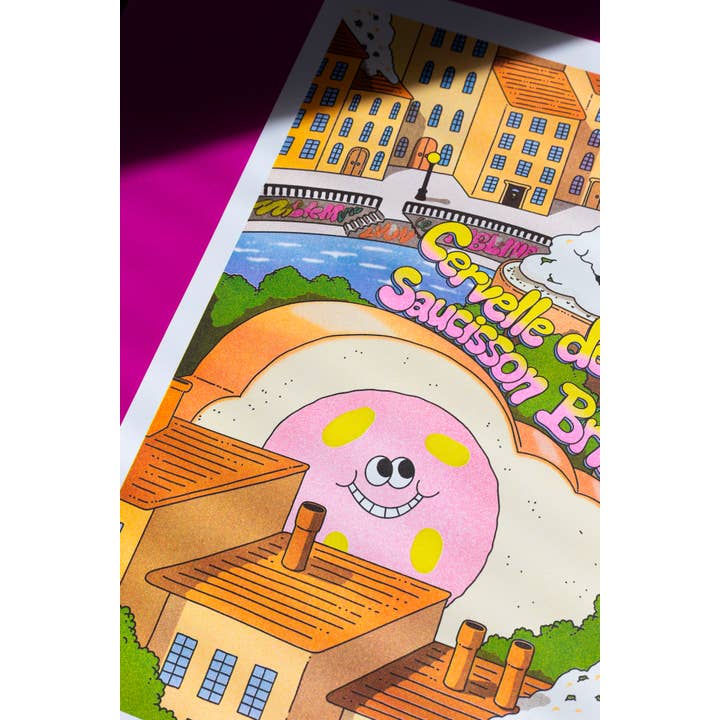 KIBLIND Atelier - Wholesale Poster - Poster A3 - Cervelle de Canut in Lyon - Lauren Martin2