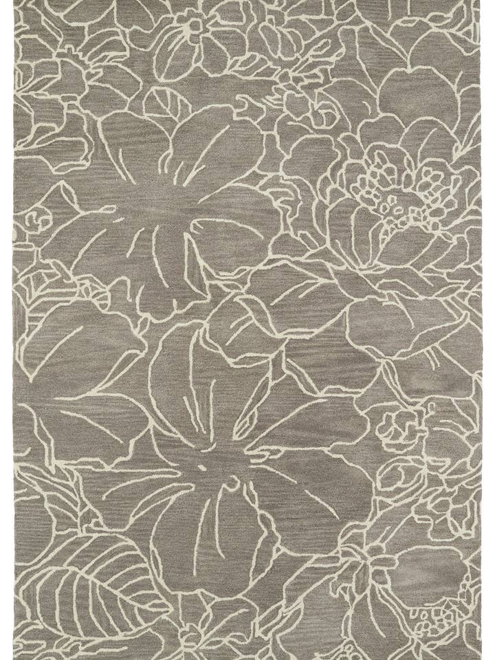 Melange Collection Taupe rechthoekig vloerkleed van 5'x7'9" voor wholesale door contempo fashion
