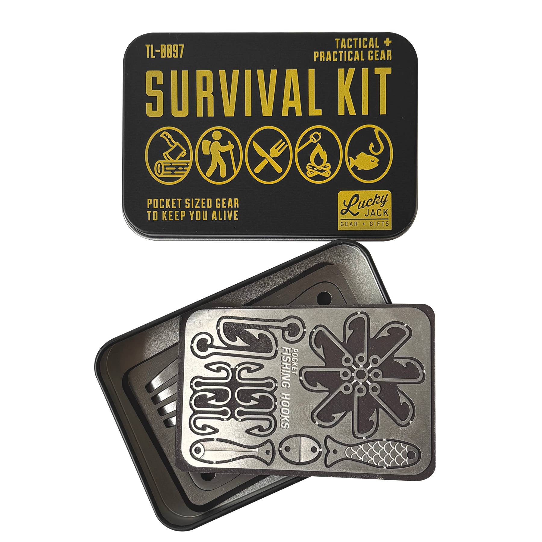 Lucky Jack - Wholesale Tool Set - Build-Your-Own Survival Tin 24/pk. 2