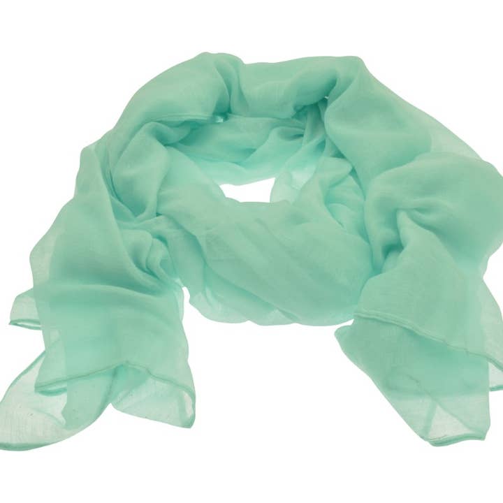 Mint Sparkle Scarf for wholesale by Miss Milly Limited