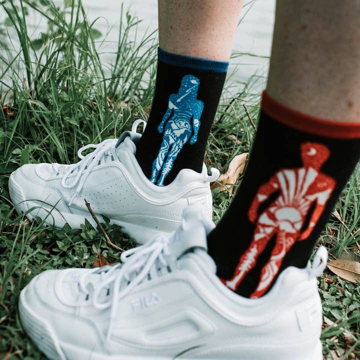 Calzini casual da donna Celestial Bodies per la vendita all'ingrosso da parte di Atomicchild