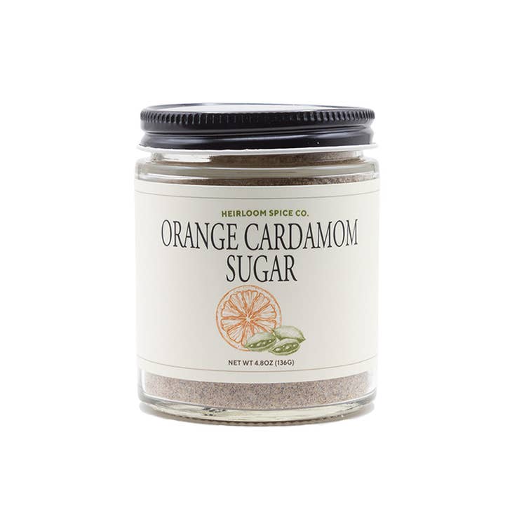 Orange Cardamom Sugar for wholesale by Heirloom Spice Co.