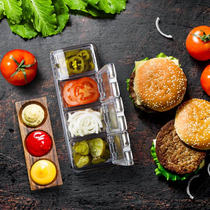 Final Touch - Wholesale Bar Tool - 5 Piece Garnish Bar Caddy5