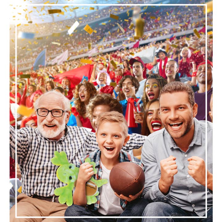 Cota Global - Wholesale Stuffed/Plush Toy - Kids & Baby - SUPER SOFT PLUSH - GECKO WITH FOOTBALL PLUSH4