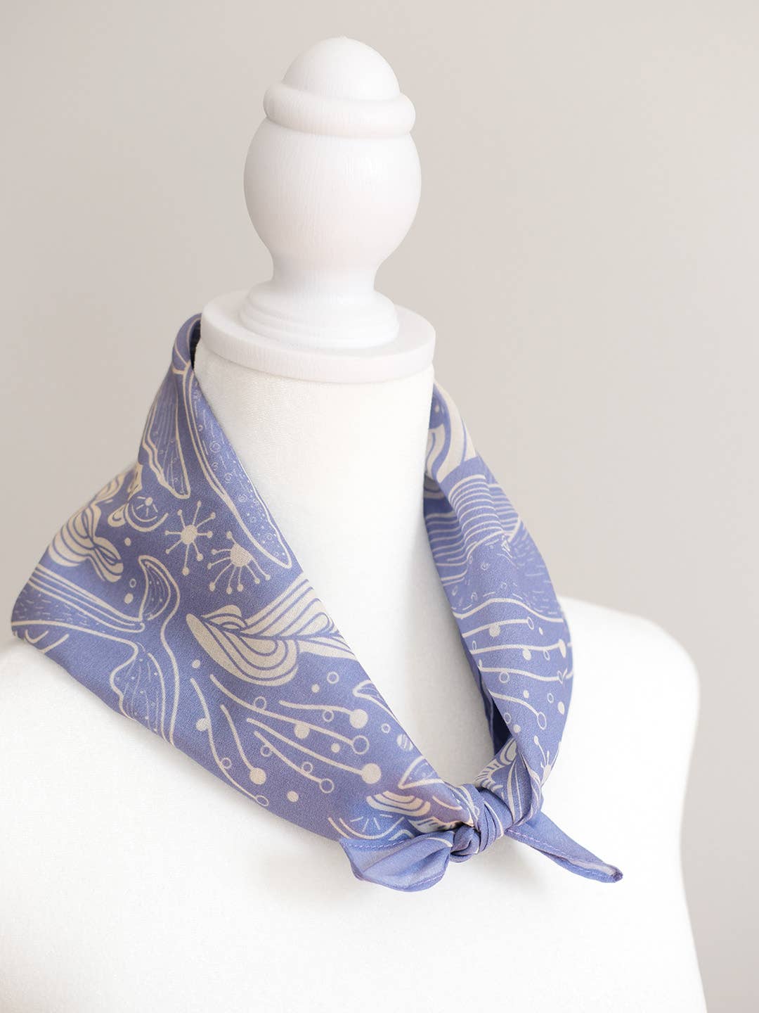 sol&mar art co. - Wholesale Bandana - Unisex - Whale, and the Ocean Bandana Scarf (Violet)4