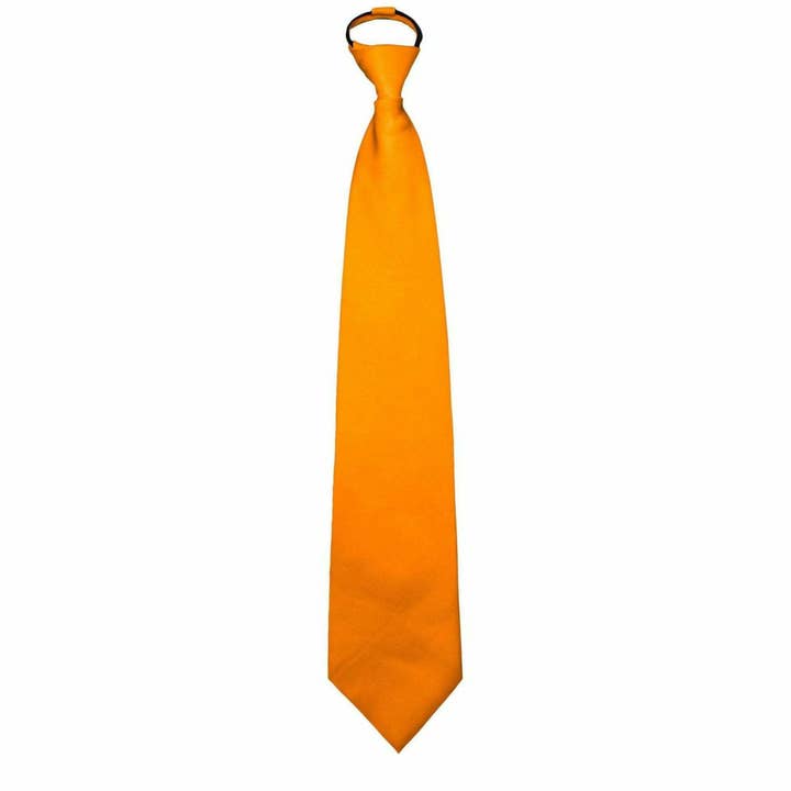 Dubal Brothers - Wholesale Necktie - Men's - Vittorio Farina Solid Satin Zipper Necktie by Classy Cufflinks