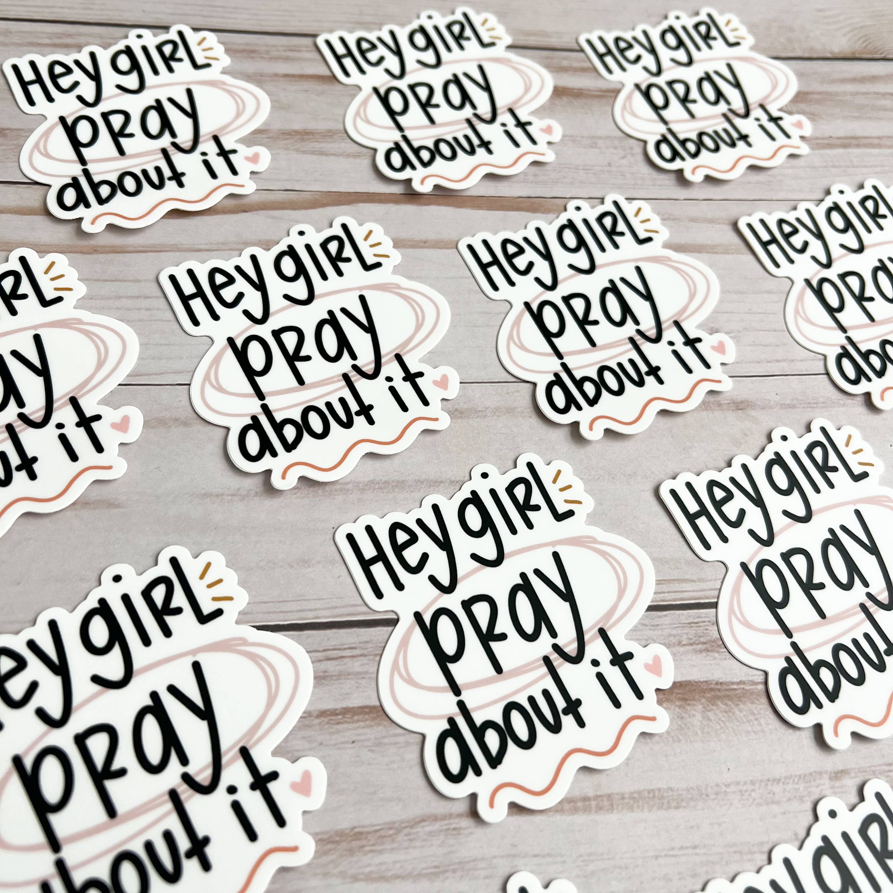 swaygirls - Wholesale Sticker - Girl Pray About It Sticker | Christian stickers | Gifts5