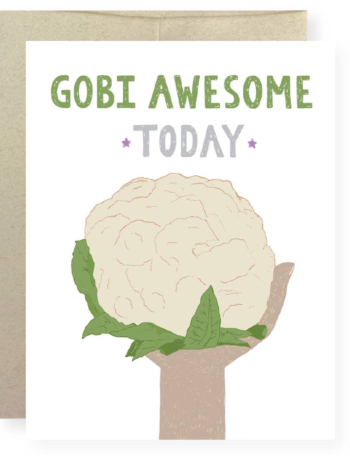 Gobi Awesome Today Encouragement Card for wholesale by Pyarful