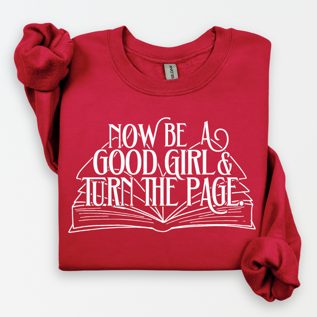 The Babe Co. - Wholesale Grafisch sweatshirt - Dames - Draai De Pagina Boek Dames Sweater2