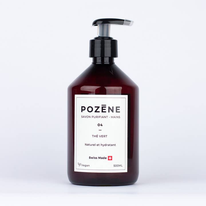 Pozène 04 – Handseife Grüntee, 500 ml für den Großhandel von Pozène
