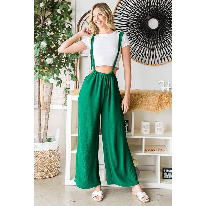 Combinaison à bretelles tissée lavée pour la vente par Reborn J