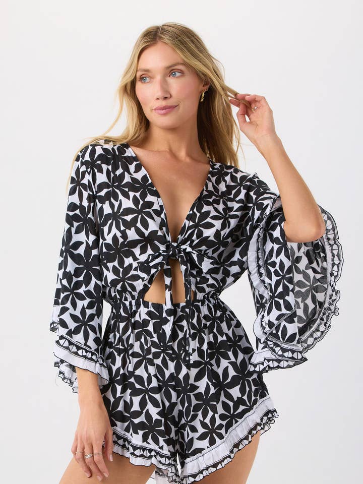 Stella Romper and other Purchase Wholesale tshirt romper. Free Returns & Net 60 Terms on Faire trending on Faire.