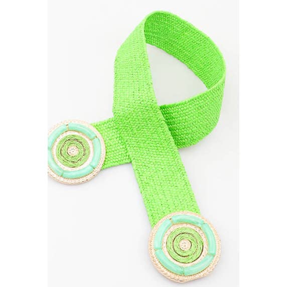 LOOWIE - Wholesale Belt - Women's - 13036 Raffia Belt Loowie