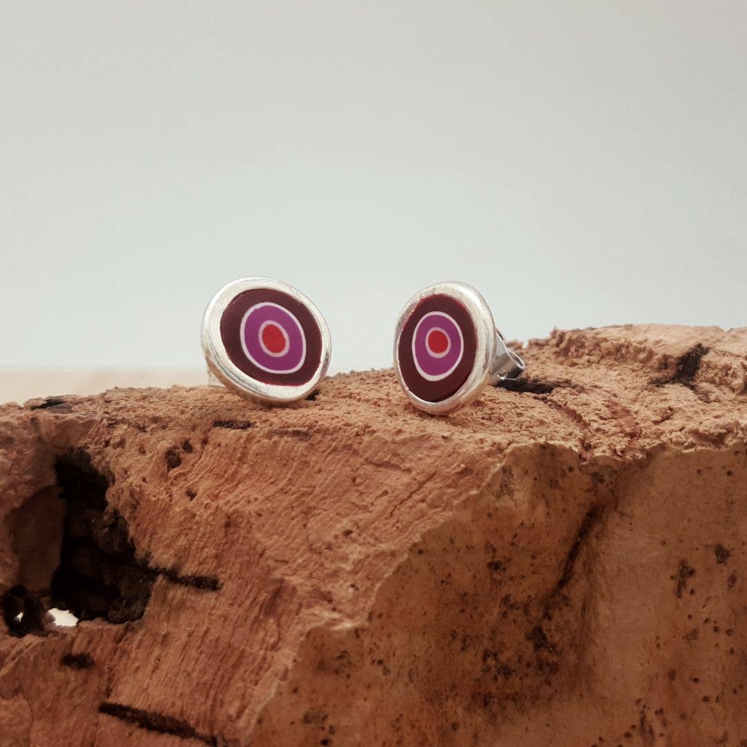 PASTACUITA - Wholesale Knopjes/oorstekers - Handgemaakte oorknopjes van polymeerklei in rustieke stijl2