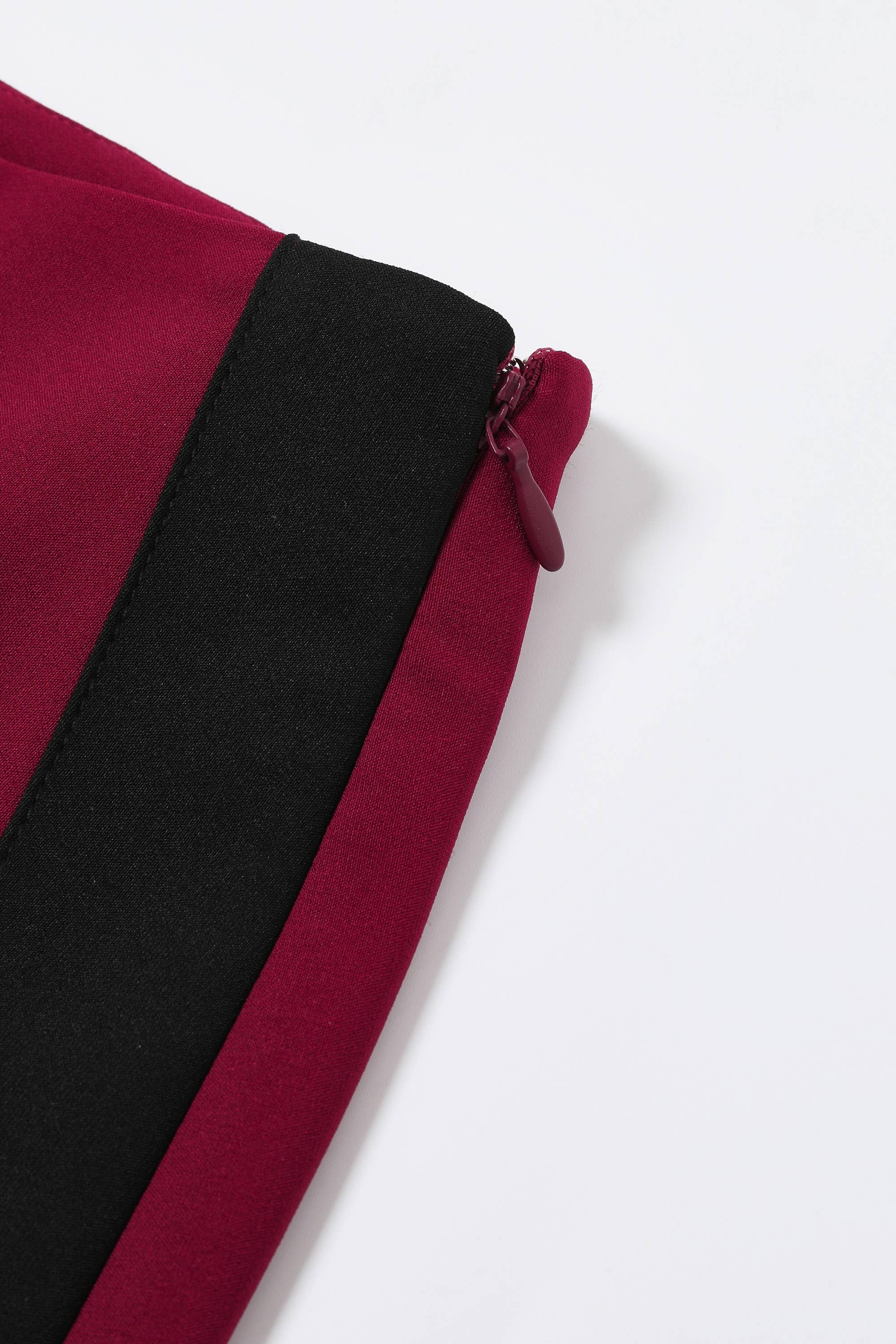 Wine Élégance Structurée Long Sleeve Top & Pants Set for wholesale on Faire13