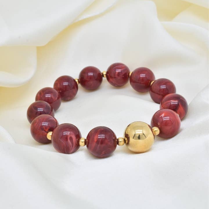 Elastiskt armband i rostfritt stål - BR110377OR-RG för wholesale av Kapyco