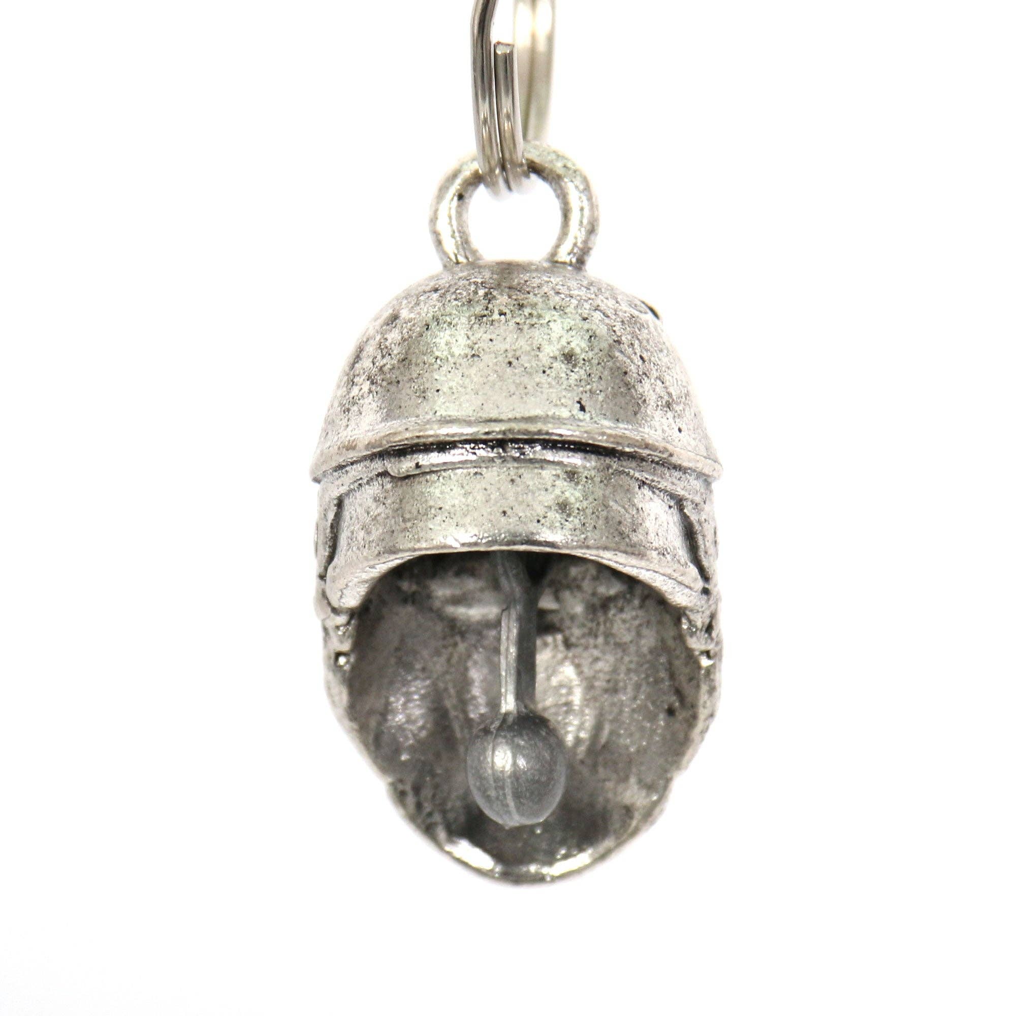 PLATA Hot Leathers Bearded Biker Red Stones Bell BEM1023 de venta al por mayor en Faire3