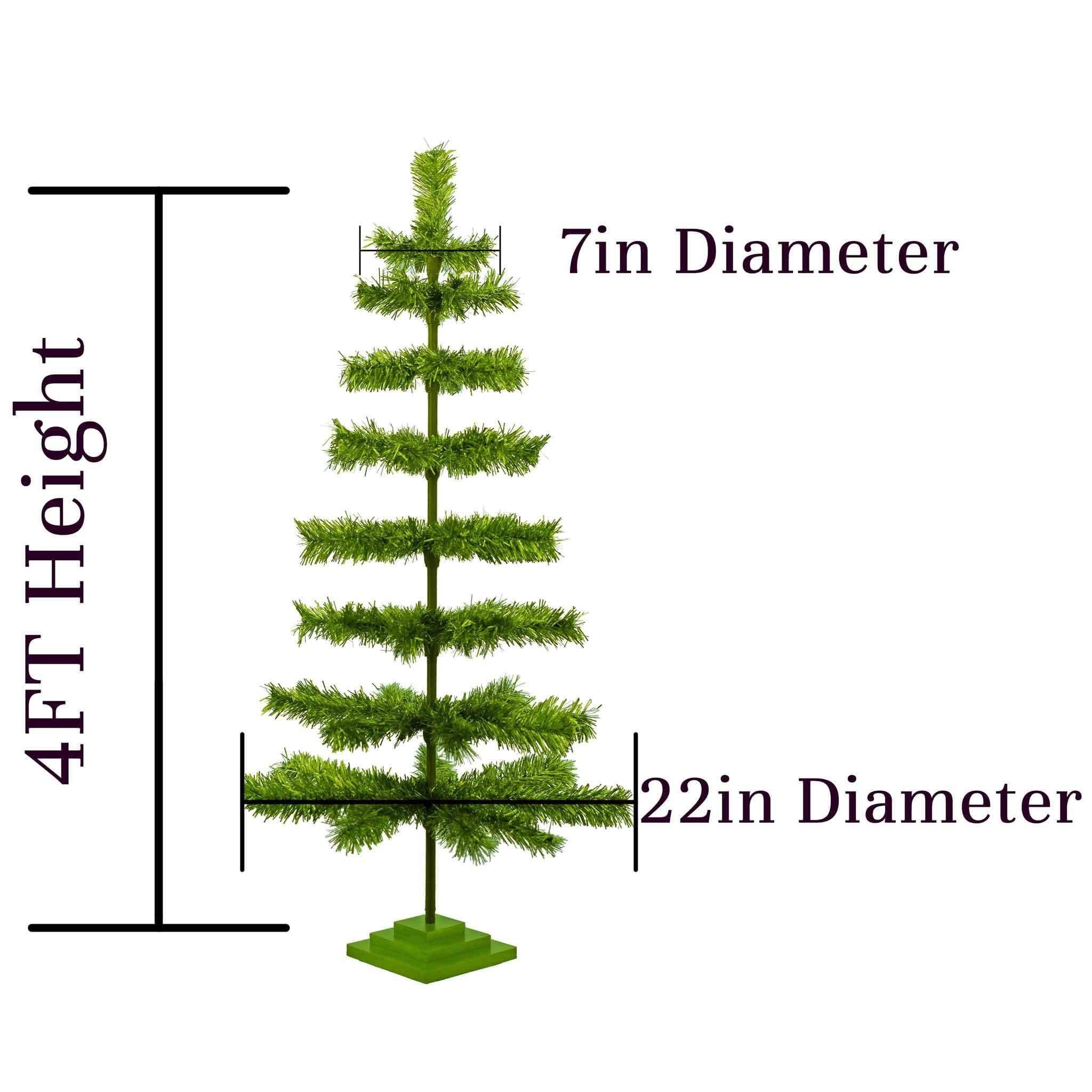 Lee Display - Wholesale Christmas Decoration - Alpine Green Tinsel Christmas Tree13