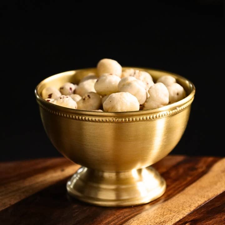 Natural Pure Brass Serving Bowl - 150 ML|Set of 1|Handmade in India for wholesale on Faire1