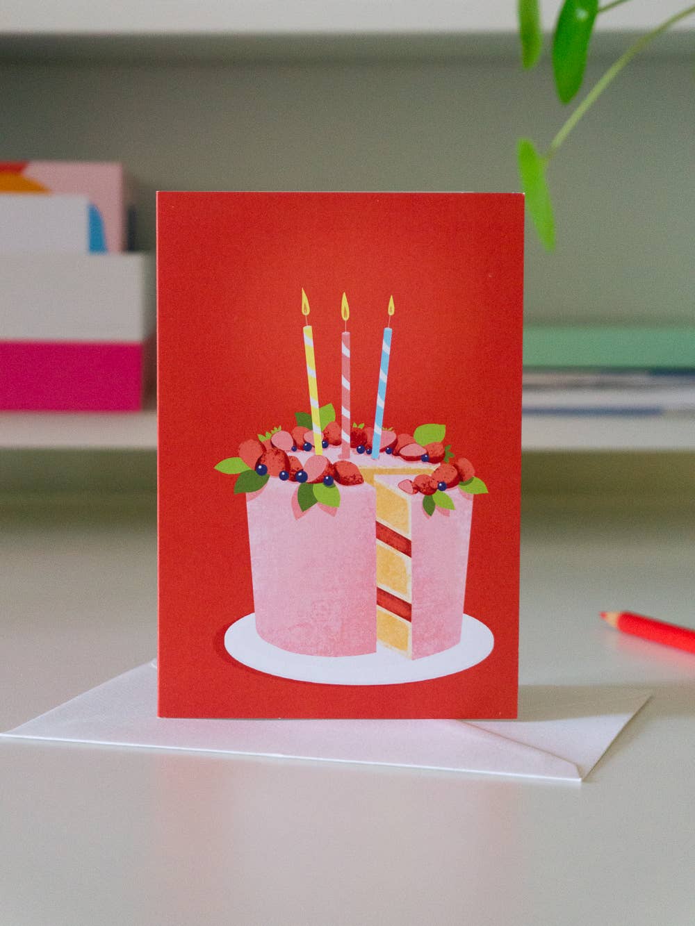 Creative Goodie – wholesale Födelsedagskort – Grattiskort med illustrerad tårta från Creative Goodie4