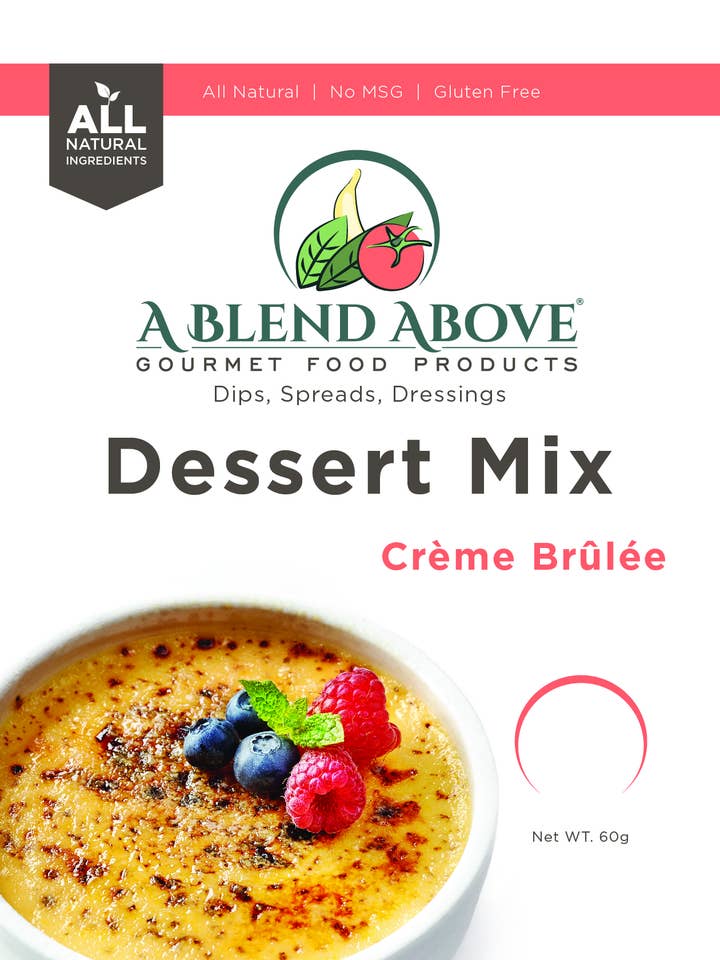 Creme Brulee Dessert Mix for wholesale by A Blend Above
