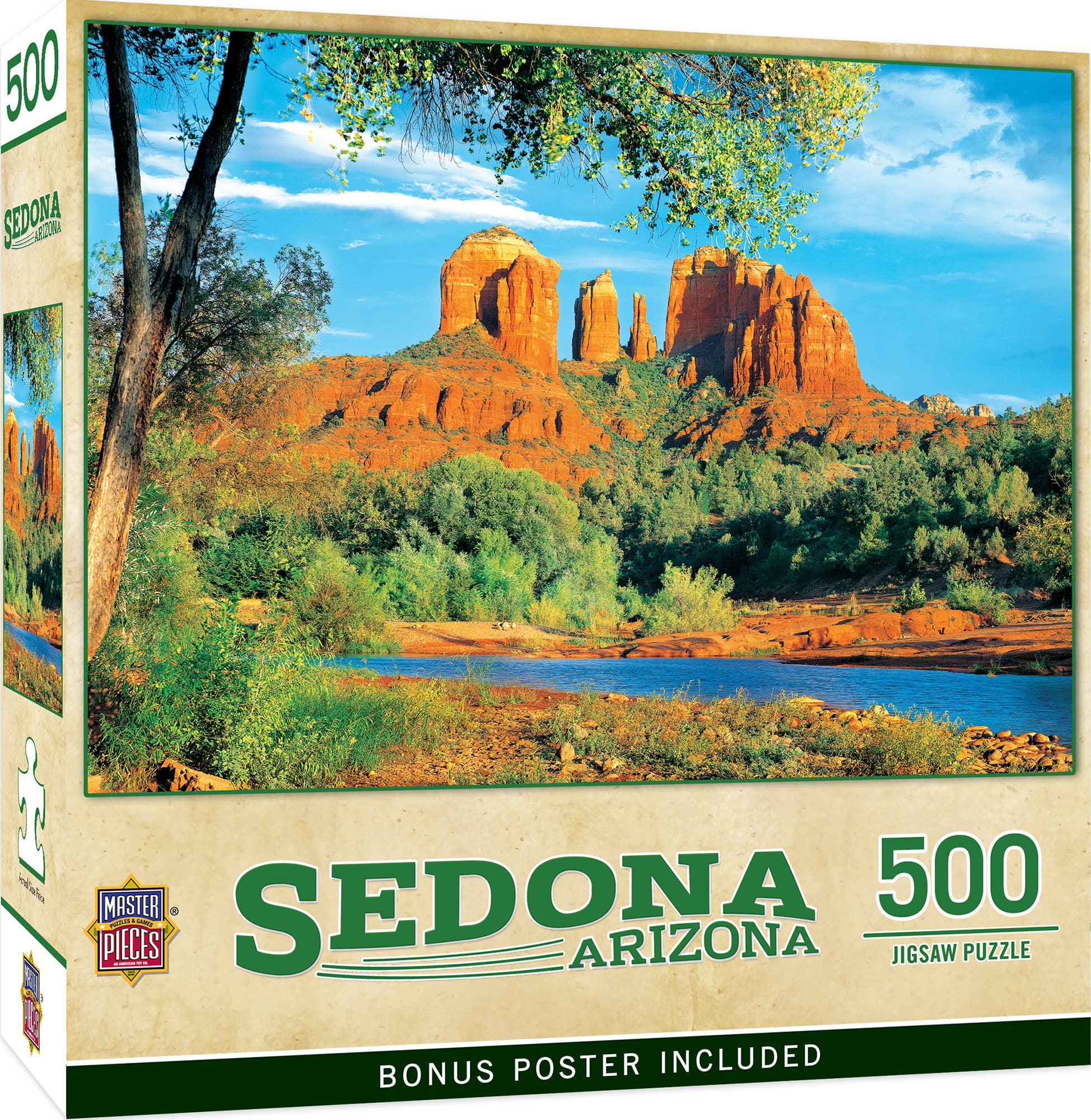 Masterpieces Puzzles - Wholesale Puzzle - Adult - Sedona, Arizona 500 Piece Puzzle0