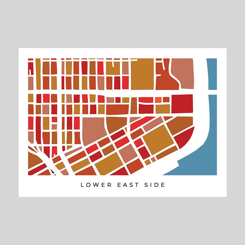 Faraway Places Paper – wholesale Postcard set – Manhattan Neighborhood Print Postcards Set of 1814