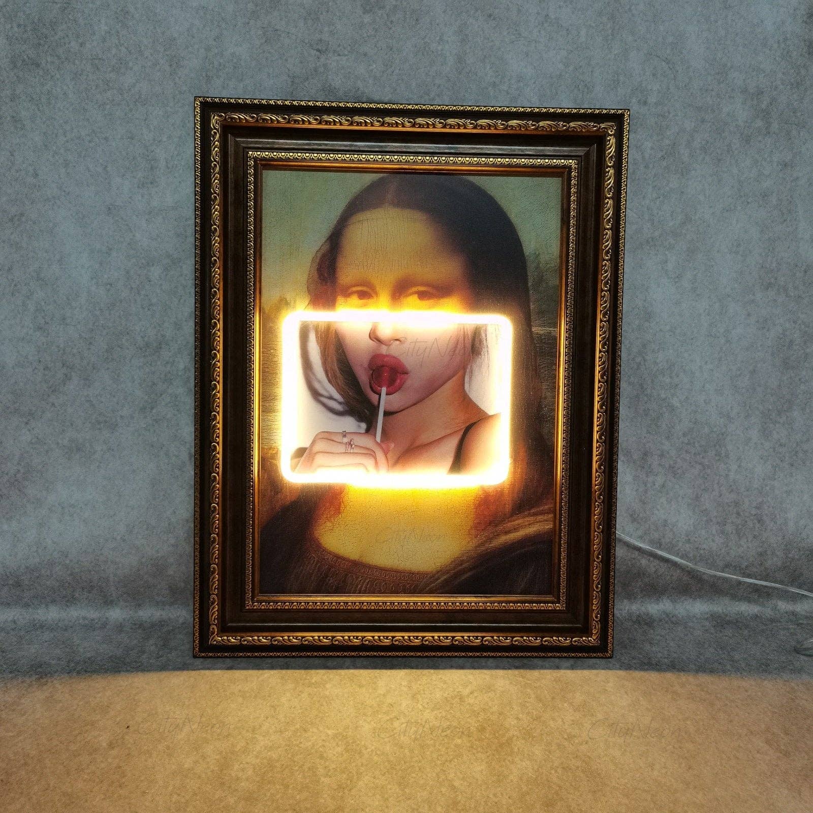 CityNeon - Wholesale Neon Sign - Mona Lisa Neon Painting Art3