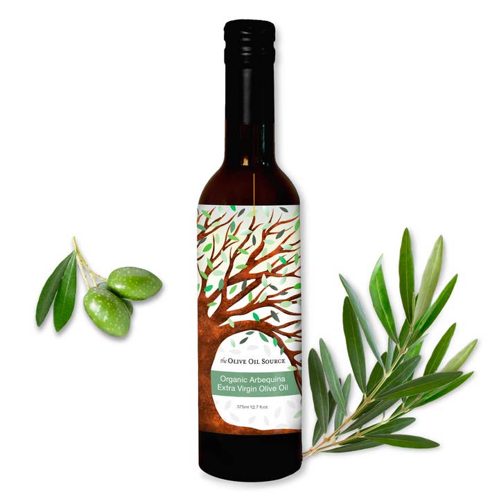 Bio-Olivenöl Arbequina extra vergine 375 ml für den Großhandel von The Olive Oil Source