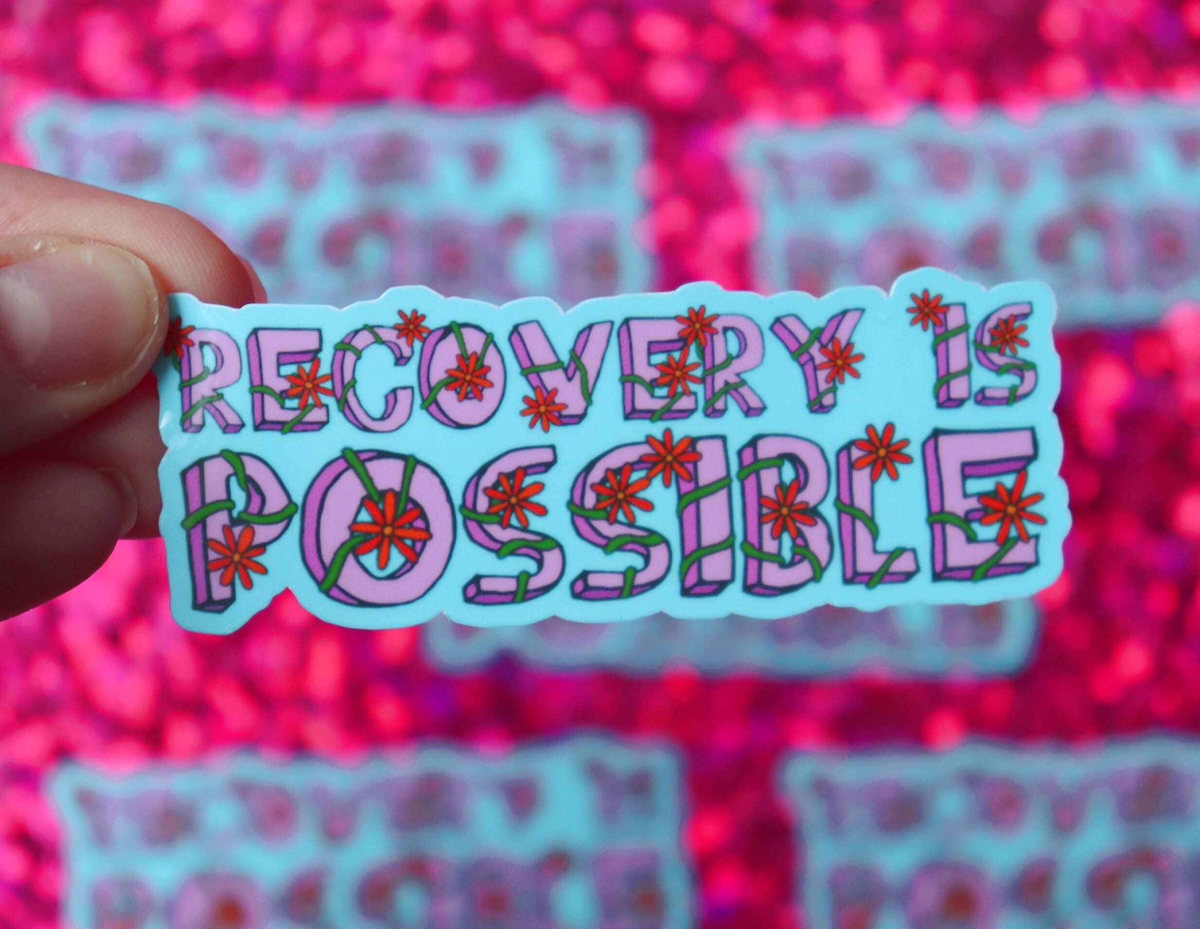 Sticker Hardly Know Her - Wholesale Sticker - Recovery Is Possible Waterproof Vinyl Sticker1