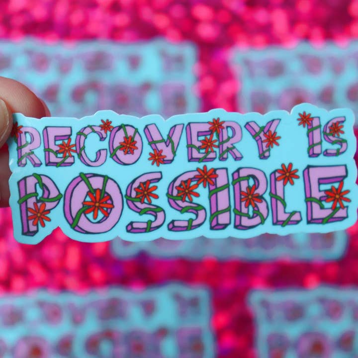 Sticker Hardly Know Her - Wholesale Sticker - Recovery Is Possible Waterproof Vinyl Sticker1