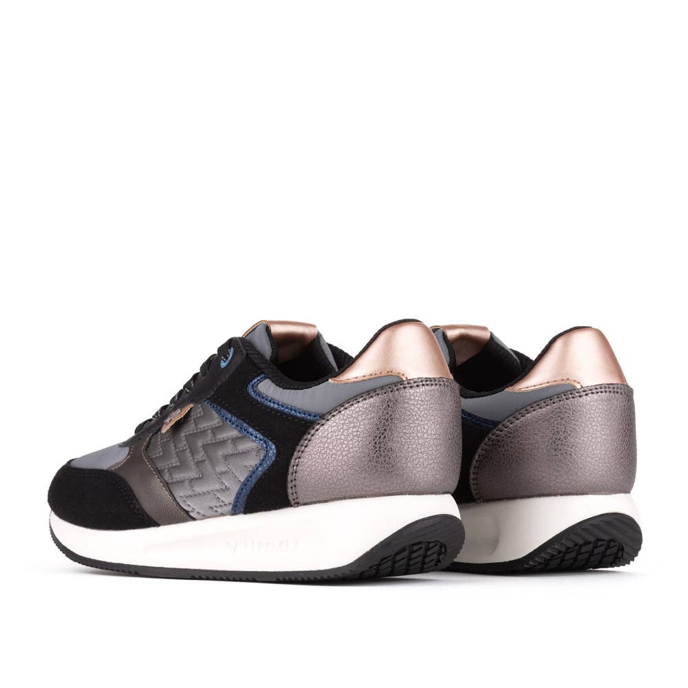 leiden Dames sneakers in loodkleur - Abba voor groothandel op Faire2