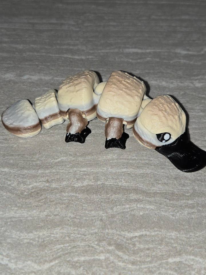 Mini Ornitorinco Stampato in 3D | Figurina Articolata | Animale Flessibile per la vendita all'ingrosso da parte di Cosmic 3D Creations